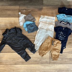 Baby boy newborn & 0-3 month bundle